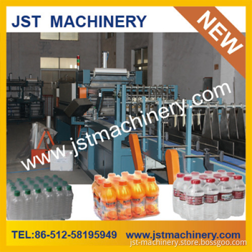 Automatic PE Film Bottle Shrink Packing Machine